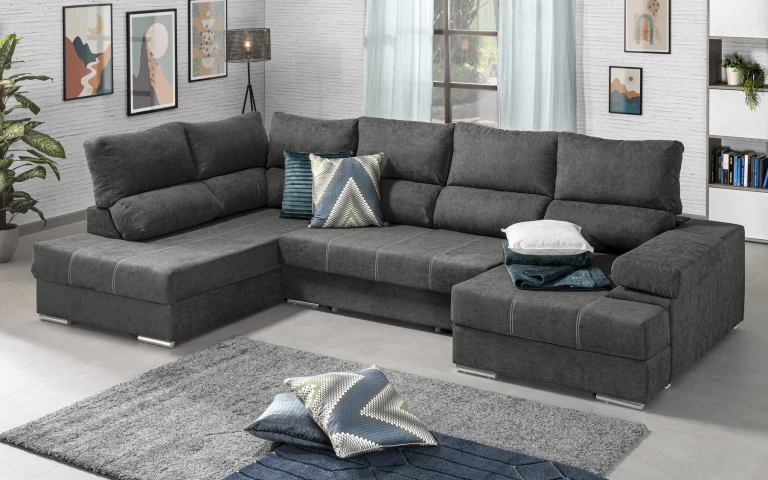 Mega Sofa Bed Chaise Longue Corner Italia 315x200cm
