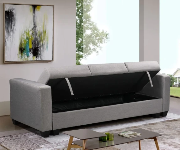 Sofa Bed Keyla 210x85cm, with Storage Compartment