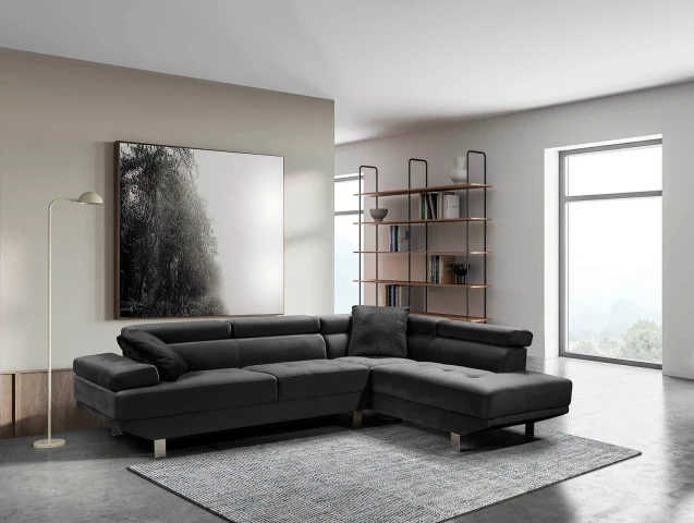 Daniela Corner Sofa Chaise Longue 262x190cm