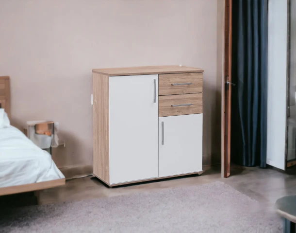 Commode Joana 80x82 cm. 2 Doors and 2 Drawers
