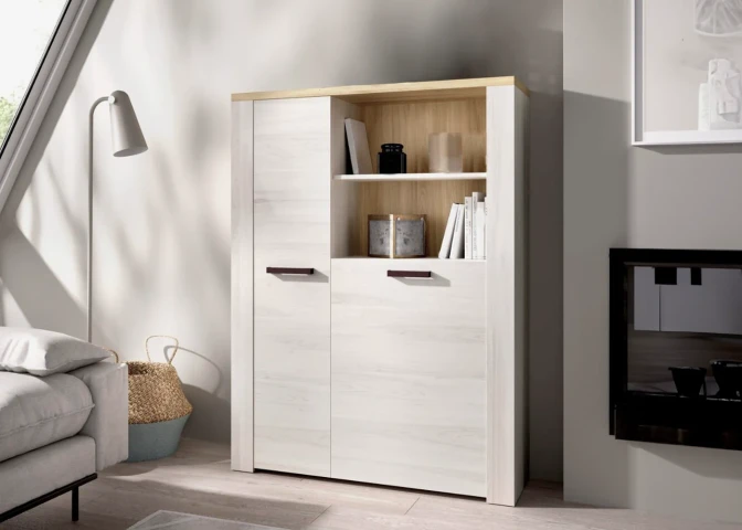 Sideboard Cabinet Sena 140cm. Auxiliary Furniture with 2 Doors