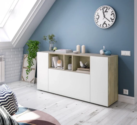 Loira Sideboard 150x76 cm - 3 Doors - Living or Dining Room Furniture