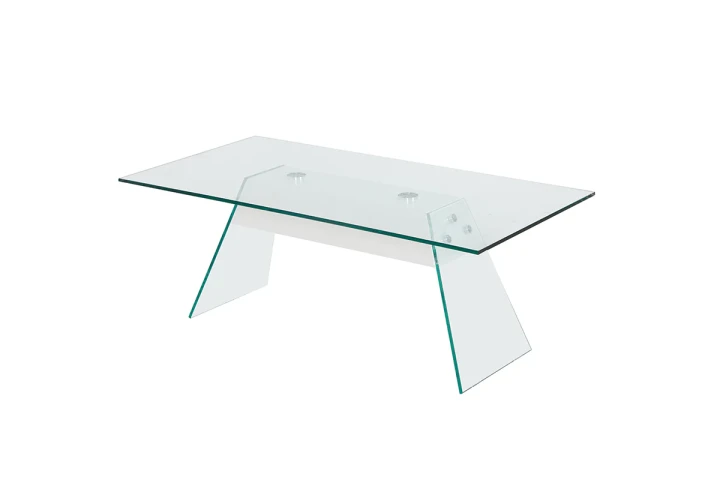 Tempered Glass Coffee Table 110x55 cm
