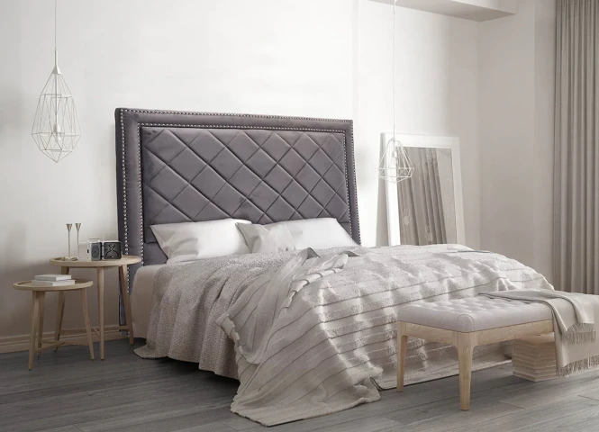 Meghan Velvet Bed Headboard 150cm