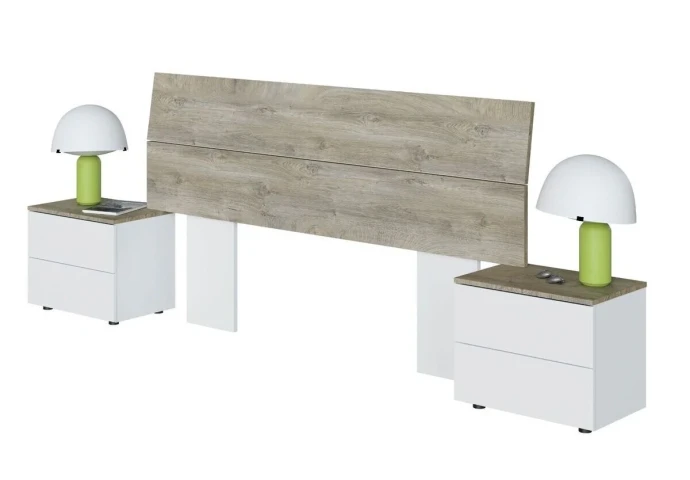 New Dreams Headboard 256x96 cm + Two Nightstands Set