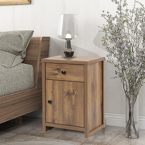Dela Oak Nightstand 65x45 cm