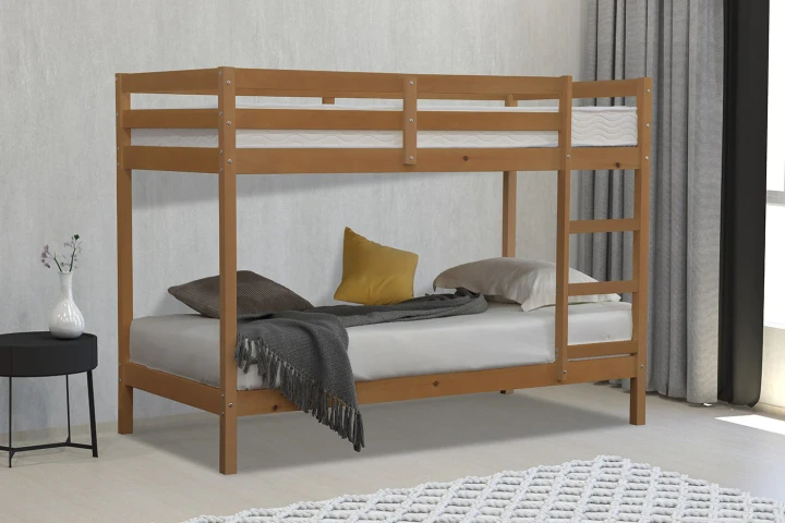 Atlas Double Wooden Bunk Bed 90 cm